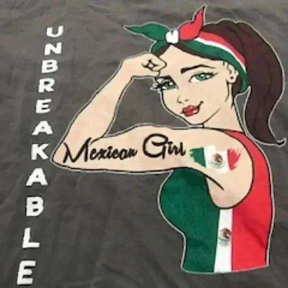 Unbreakable Mexican Girl T- Shirt Womens Sz Small‎ - Picture 6 of 7